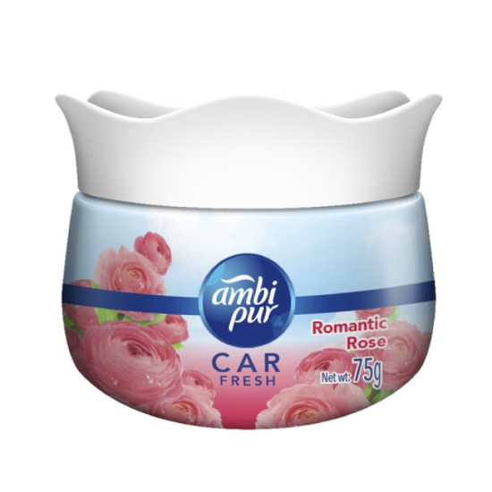 AMBI PUR CAR GEL FRESH ROMANTIC ROSE 75G