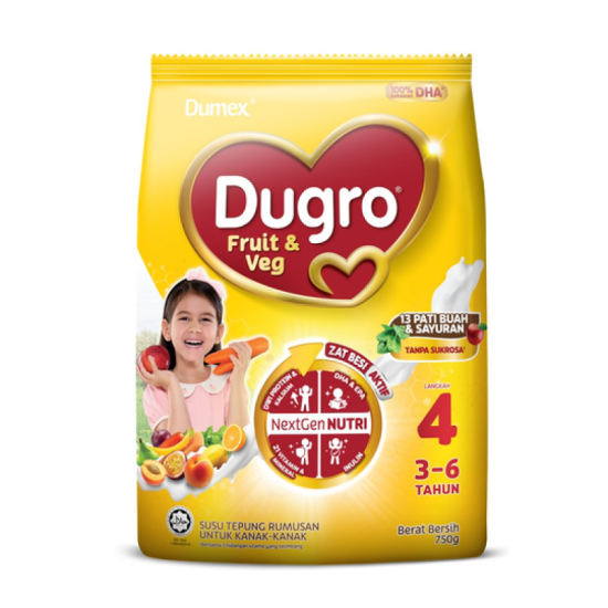 DUGRO 4 FRUIT & VEG 750G DUGRO 4 FRUIT & VEG 750G