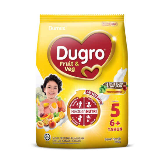 DUGRO 5 FRUIT & VEG 750G