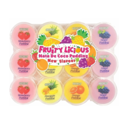 COCON NATA PUDDING FRUITY LICIOUS MIXED 80GM*12 COCON NATA PUDDING FRUITY LICIOUS MIXED 80GM*12