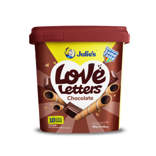 JULIE'S LOVE LETTER CHOCOLATE 360GM