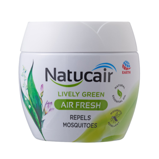 NATUCAIR AIR FRESHENER GEL - LIVELY GREEN 180G