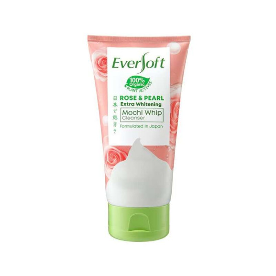 EVERSOFT FACE CLEANSER ROSE & PEARL 120G