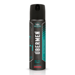 UBERMEN ANTI PERSPIRANT BODY SPRAY ACTIV COOL 150M