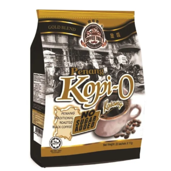 COFFEE TREE KOPI O NO SUGAR ADDED 11GM*20