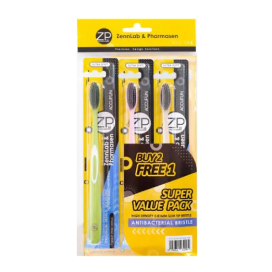 ZP ACCUFUN TOOTHBRUSH ULTRA SOFT B2F1 ZP ACCUFUN TOOTHBRUSH ULTRA SOFT B2F1