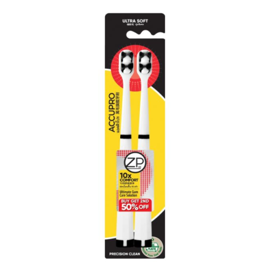 ZP ACCUPRO TOOTHBRUSH 2'S ZP ACCUPRO TOOTHBRUSH 2'S
