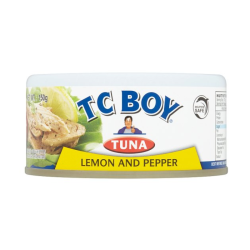 TC BOY TUNA LEMON & PEPPER 150GM TC BOY TUNA LEMON & PEPPER 150GM