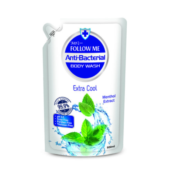 FOLLOW ME ANTI-BACTERIA BODY WASH EXTRA COOL 900ML