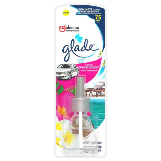 GLADE SPORT REFILL - TROPICAL BLOSSOM 7ML