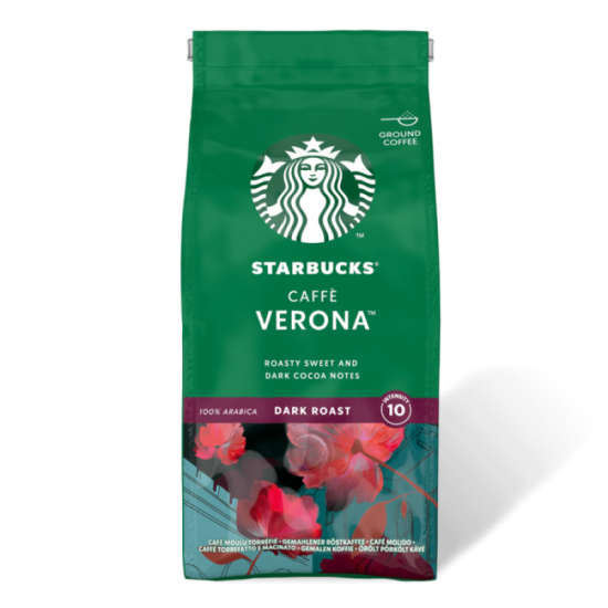 STARBUCKS DARK CAFE VERONA BLEND ROAST GROUND 200G