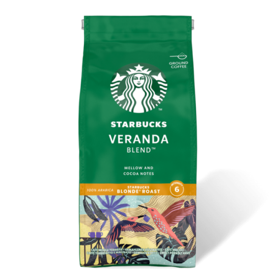 STARBUCKS BLONDE VERANDA BLEND ROAST GROUND 200G