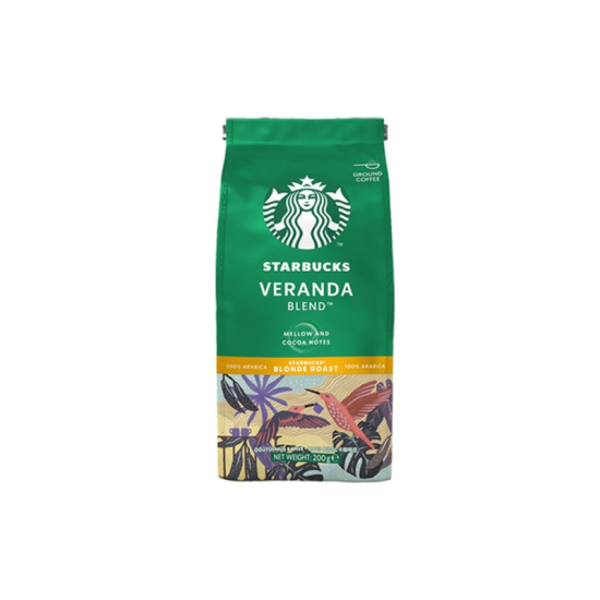 STARBUCKS BLONDE VERANDA BLEND ROAST GROUND 200G