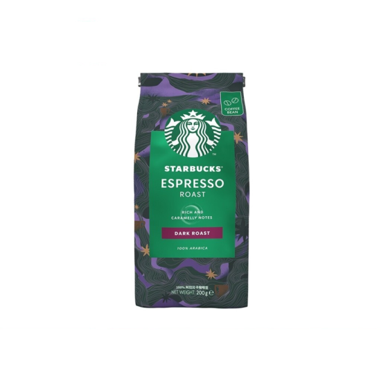 STARBUCKS DARK ESPRESSO ROAST WHOLE BEAN 200G