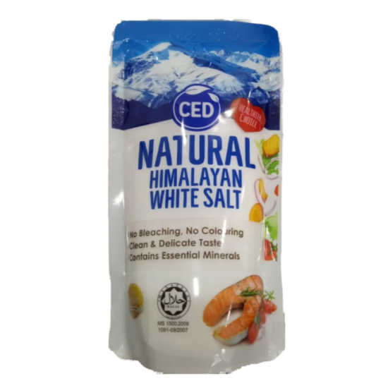 CED HIMALAYAN WHITE SALT 500G