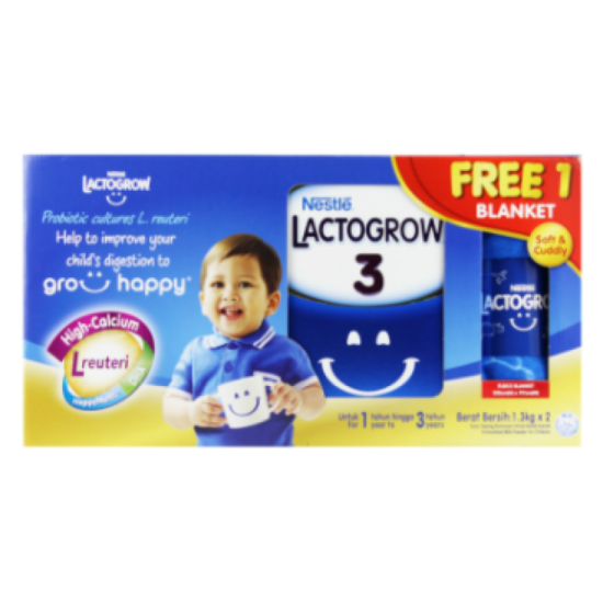 LACTOGROW 3 GPK PR BOOK 650G*2 LACTOGROW 3 GPK PR BOOK 650G*2