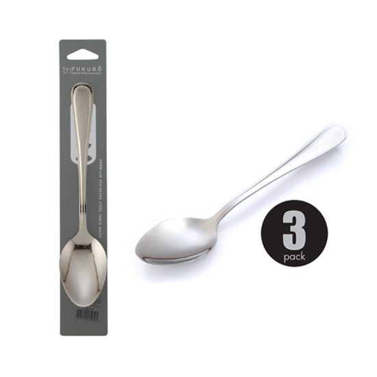 FUKURO STAINLESS STEEL DINNER SPOON (3 PCS)