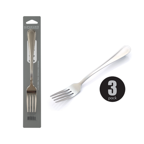 FUKURO STAINLESS STEEL DINNER FORK (3 PCS)