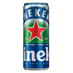 HEINEKEN 0.0 Sleek DE'ALC BEER 330ML HEINEKEN 0.0 Sleek DE'ALC BEER 330ML