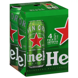 HEINEKEN BEER PREMUIM 500ML*4 HEINEKEN BEER PREMUIM 500ML*4