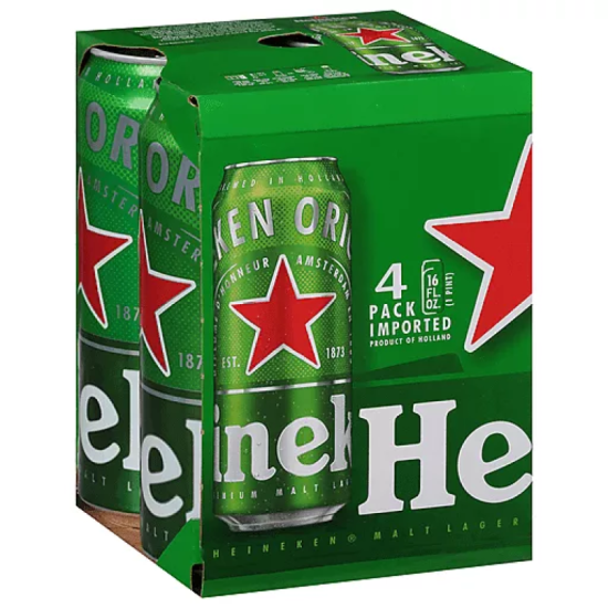 HEINEKEN BEER PREMUIM 500ML*4