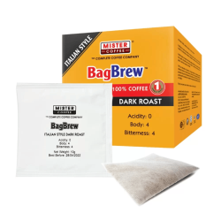 MISTER COFFEE BAGBREW 100% COFFEE (D ITALIAN) MISTER COFFEE BAGBREW 100% COFFEE (D ITALIAN)
