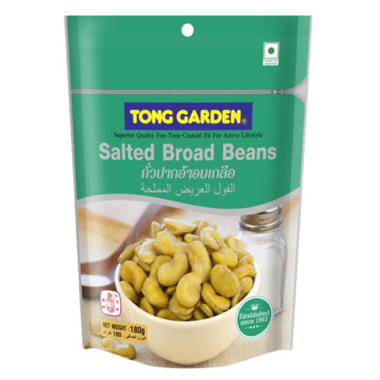 TONG GARDEN SALTED BROAD BEAN WITHOUT SKIN 180GM