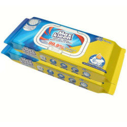 MAXKLEEN 9 ANTI BACTERIA MULTI-SURFACE WIPES 40'S* MAXKLEEN 9 ANTI BACTERIA MULTI-SURFACE WIPES 40'S*