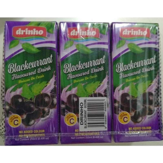 DRINHO BLACKCURRANT 250ML*6