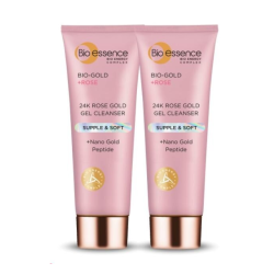 BIO ESSENCE 24K ROSE GOLD CLANSER (GEL) 100G*2