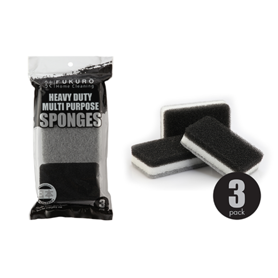 FUKURO HEAVY DUTY MULTI PURPOSE SPONGES (3 PCS)