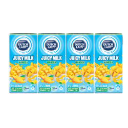 DUTCH LADY JUICY MILK MANGO UHT 200ML*4 DUTCH LADY JUICY MILK MANGO UHT 200ML*4