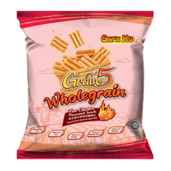 SNEK KU GRAIN 5 WHOLEGRAIN FIRE CHICKEN 14GM*8 SNEK KU GRAIN 5 WHOLEGRAIN FIRE CHICKEN 14GM*8