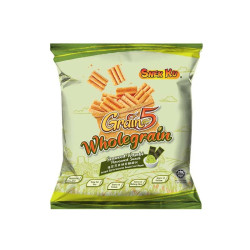 SNEK KU GRAIN 5 WHOLEGRAIN SEAWEED WASABI 14GM*8 SNEK KU GRAIN 5 WHOLEGRAIN SEAWEED WASABI 14GM*8