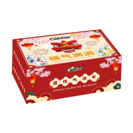 GLINTER SPARKLING BEVERAGE (CNY PACK) 350ML*12