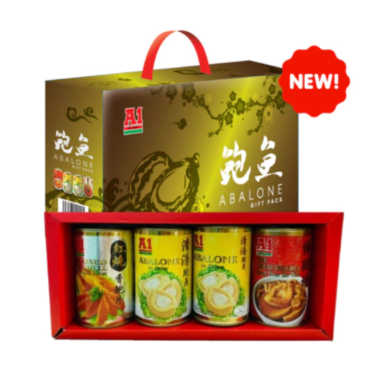 A1 ABALONE CNY GIFT SET WITH BRINE SOUP 425GM*4