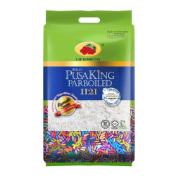CAP RAMBUTAN BASMATHI PUSA KING PARBOILED 1121 5KG CAP RAMBUTAN BASMATHI PUSA KING PARBOILED 1121 5KG