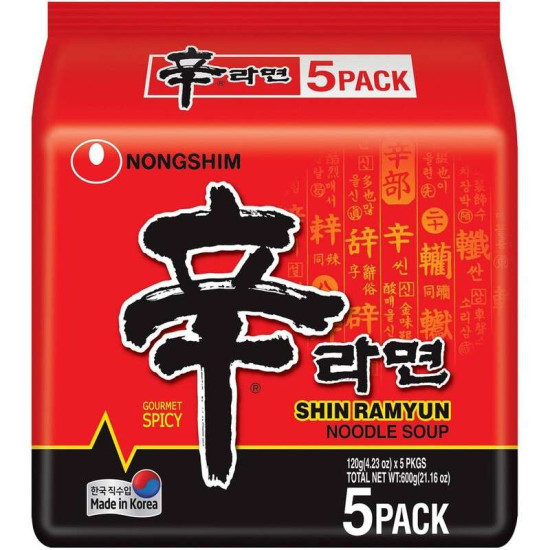 NONGSHIM SHIN RAMYUN 120GM*5