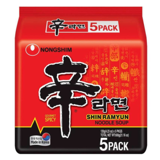 NONGSHIM SHIN RAMYUN 120GM*5