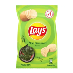 LAYS NORI SEAWEED 50GM LAYS NORI SEAWEED 50GM