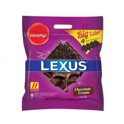 MUNCHYS LEXUS SALTED SANDWICH CHOCOLATE 418GM MUNCHYS LEXUS SALTED SANDWICH CHOCOLATE 418GM