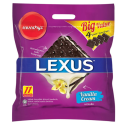 MUNCHYS LEXUS SALTED SANDWICH VANILLA 418GM MUNCHYS LEXUS SALTED SANDWICH VANILLA 418GM
