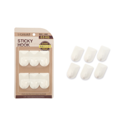 FUKURO STICKY HOOK U-SHAPE M (6 PCS) FUKURO STICKY HOOK U-SHAPE M (6 PCS)