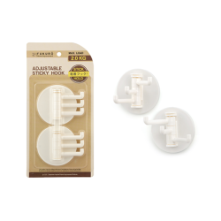 FUKURO STICKY HOOK 3-HOOK ADJUSTABLE (2 PCS) FUKURO STICKY HOOK 3-HOOK ADJUSTABLE (2 PCS)