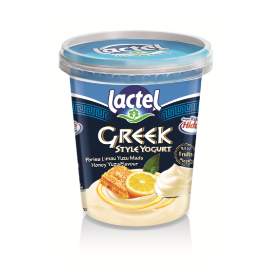 LACTEL GREEK STYLE YOGURT HONEY YUZU 470G