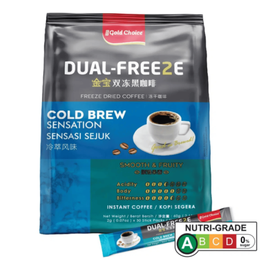 GOLD CHOICE DRIED FREEZE COLD BREW 2GM*30