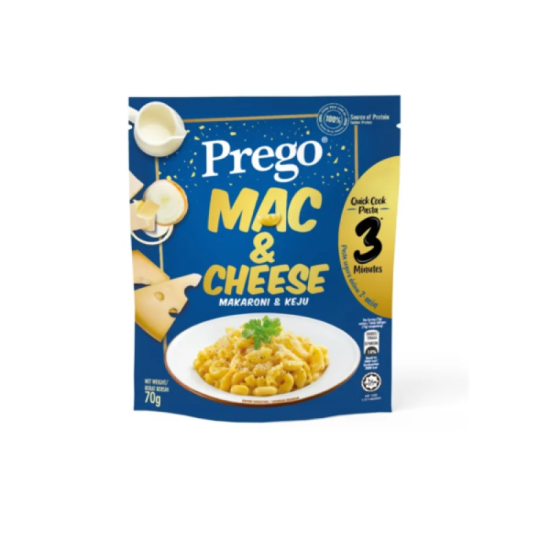 PREGO QUICK COOK MAC & CHEESE 70GM