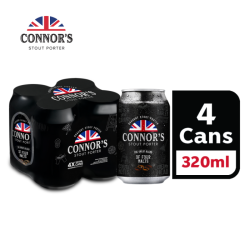 CONNOR'S STOUT 320ML*4 CONNOR'S STOUT 320ML*4