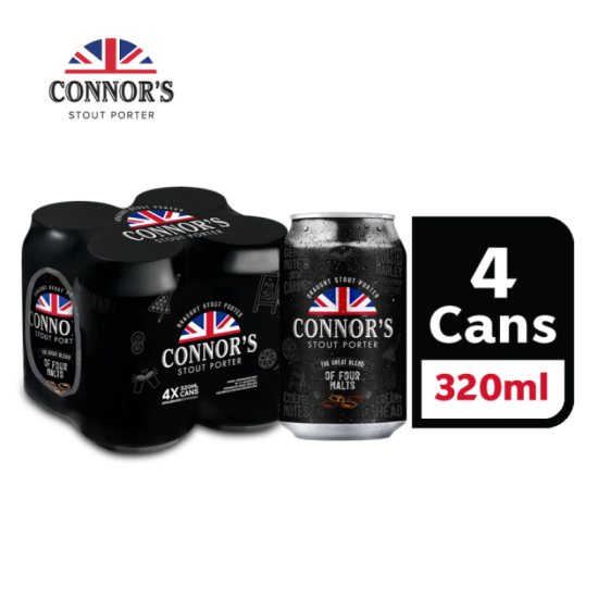 CONNOR'S STOUT 320ML*4