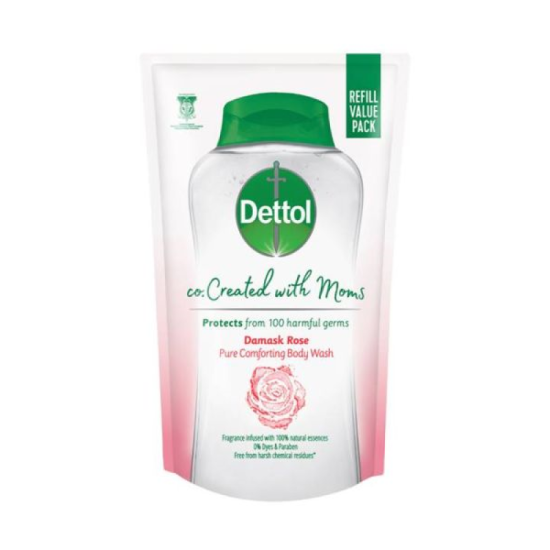 DETTOL SHOWER GEL (REFILL) + MOM ROSE 450ML